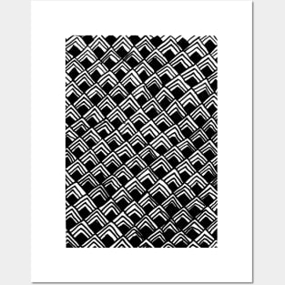 Geometric Waves Posters and Art